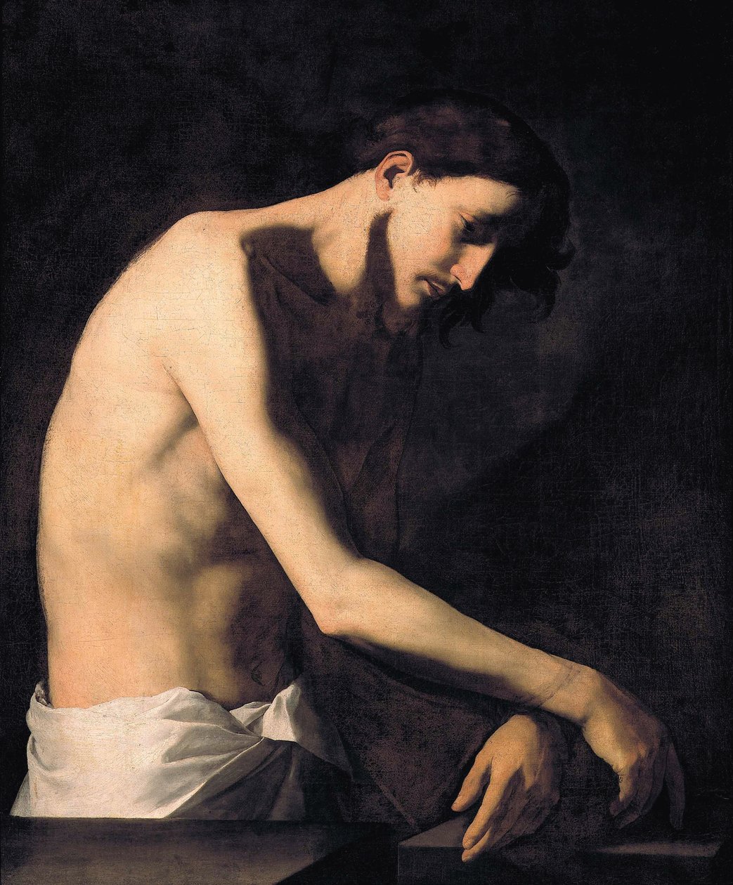 キリスト・パー・リベラの鞭打ち、ホセ、デ（1591-1652）。 キャンバスに油彩、サイズ：99x81、c。 1620、ガレリア サバウダ、トリノ 作： フセペ・デ・リベラ