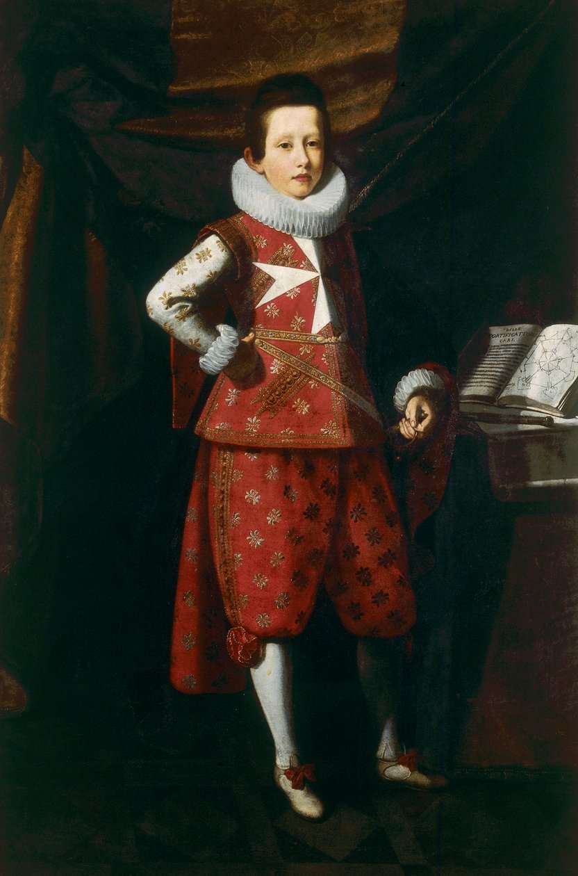10歳のGiovan Carlo deMediciの肖像 作： ジャスタス・サスターマンズ