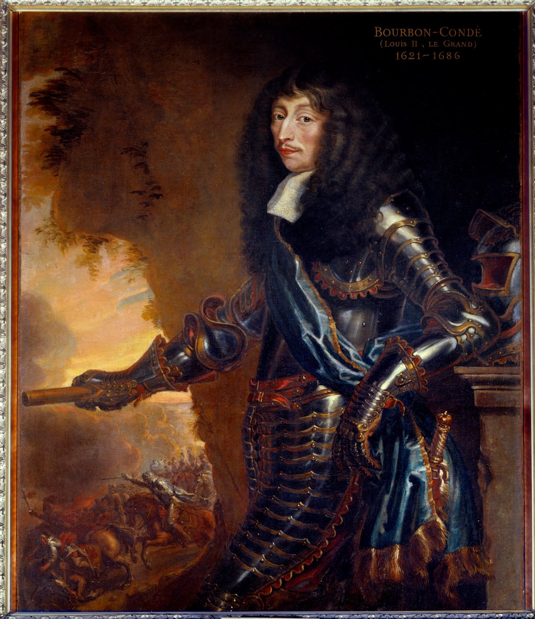 ブルボン公ルイ2世の横顔の肖像（1621-1686年） - ユステ・デグモント（ユストゥス・ヴァン・エグモント）（1601-1674年）の絵画 Ec Fl 作： ユストゥス・ファン・エグモント
