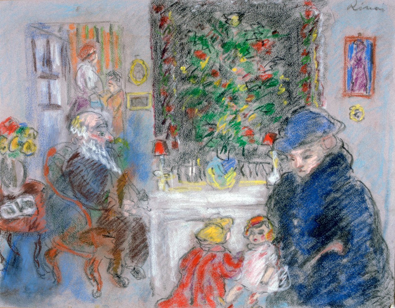 クリスマス、c1881-1927 作： ヨーゼフ・リップル・ロナイ