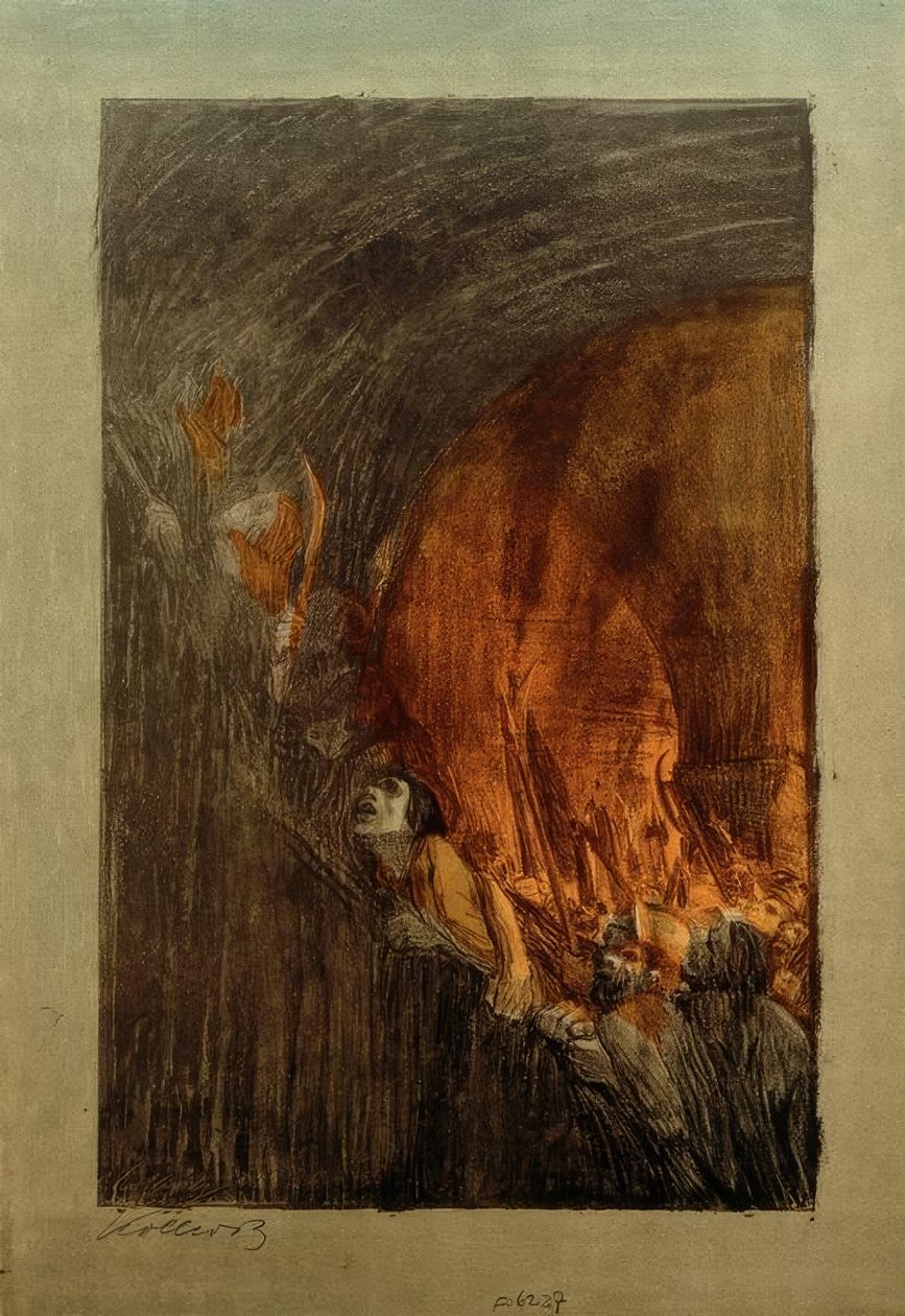 Kathe Kollwitz、兵器保管庫 作： ケーテ・コルヴィッツ