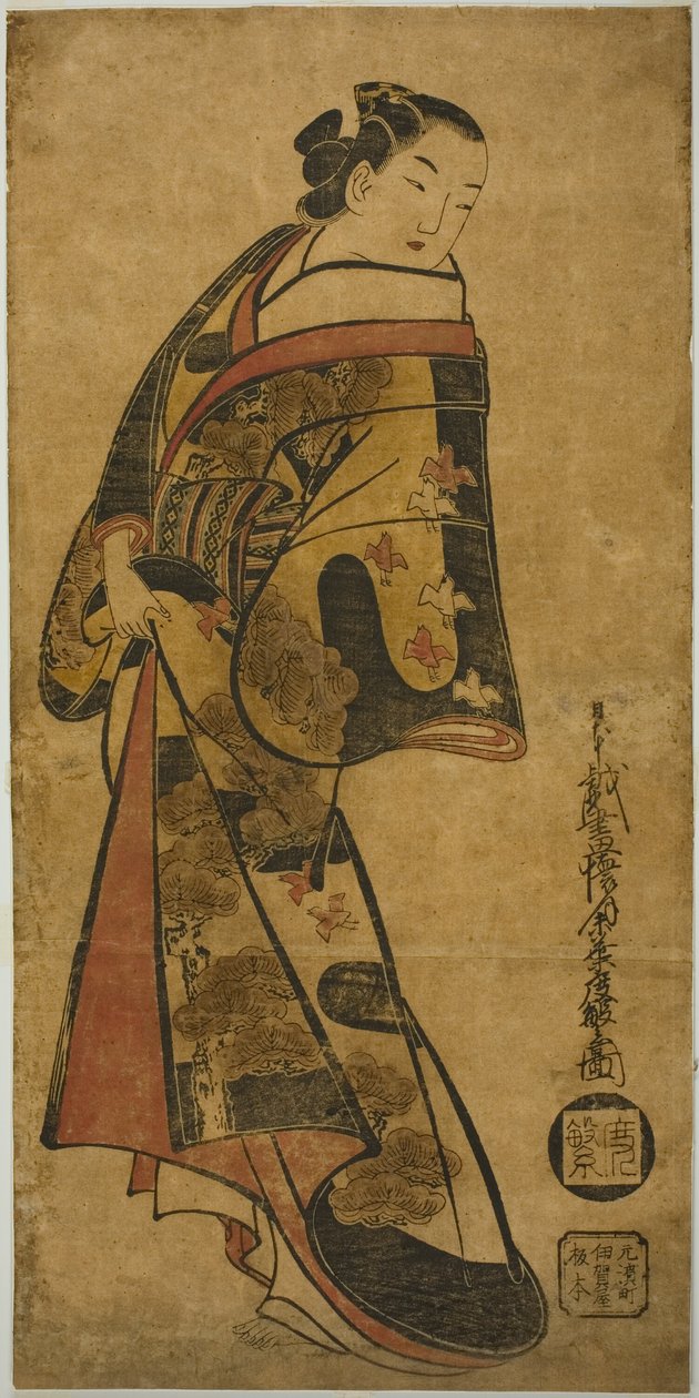 立ち花魁 作： 開月堂道販
