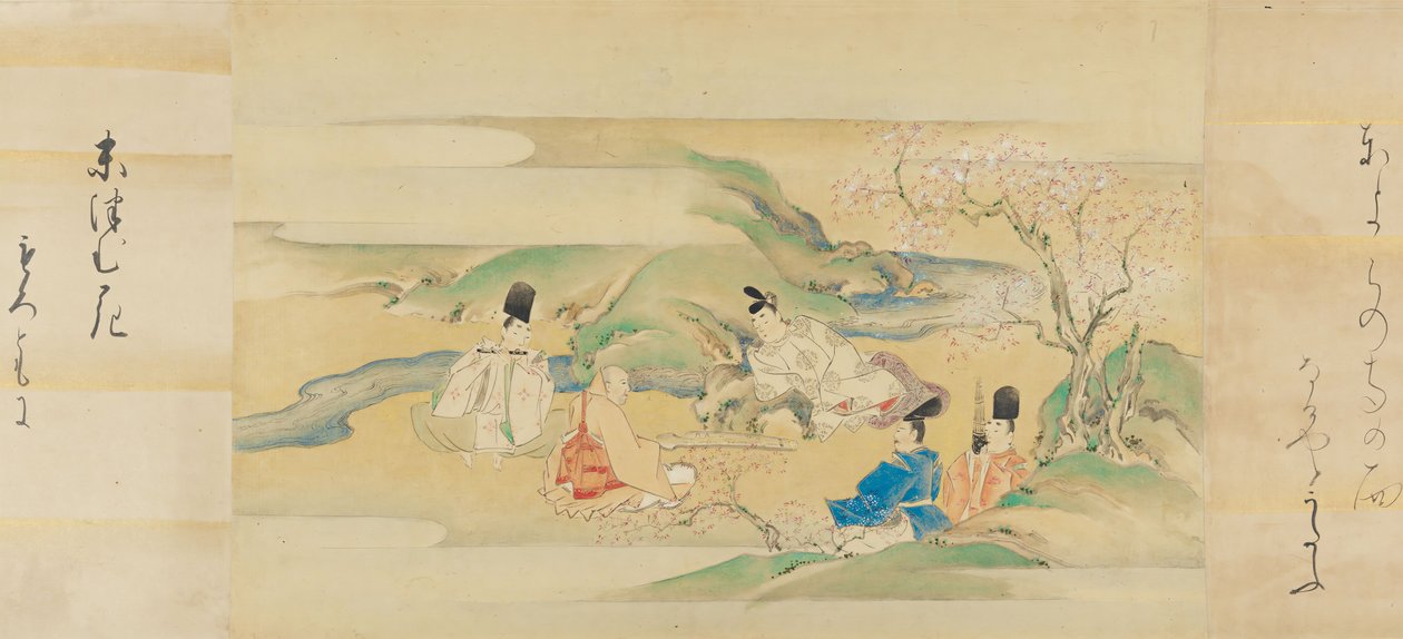 源氏物語 源氏物語 17世紀。 作： 海北友雪
