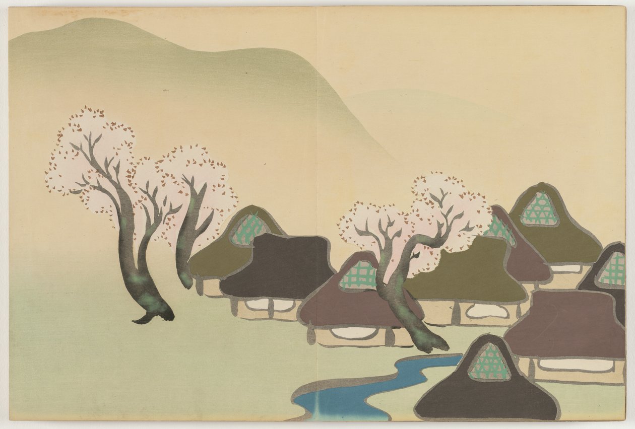 百世草（ももよぐさ）：春の農村（はるでんか） 作： 上坂雪花
