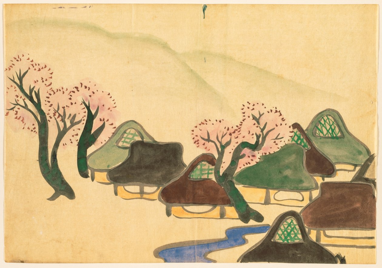 百世草（ももよぐさ）：春の農村（はるでんか） 作： 上坂雪花