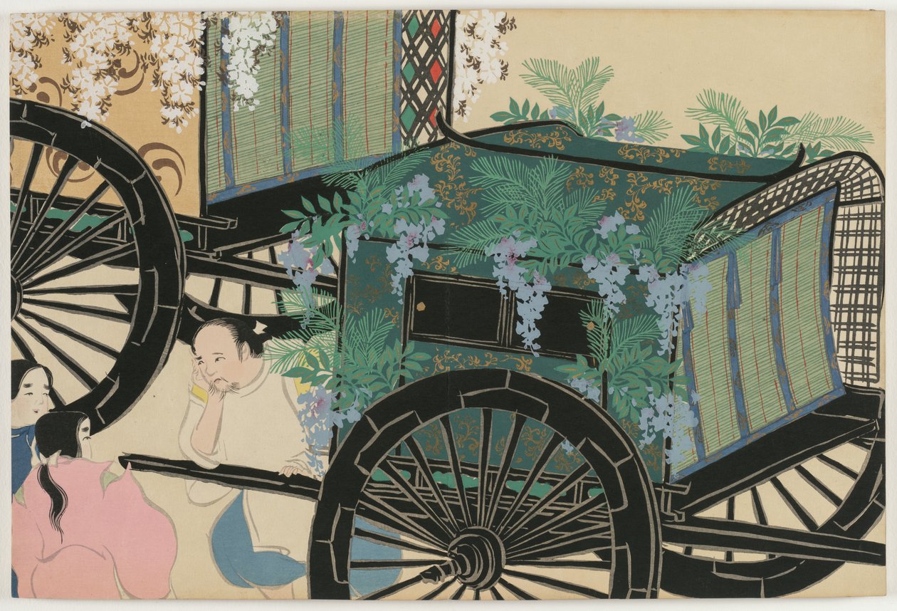 百世草（ももよぐさ）：花飾り車（はなさしぐるま） 作： 上坂雪花