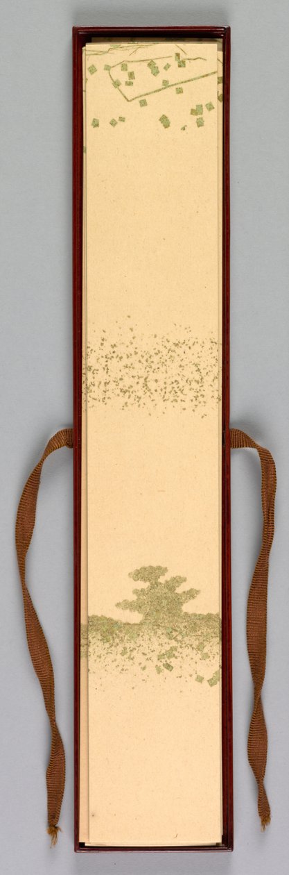 詩カードボックス、1868-1912。 作： 上坂雪花