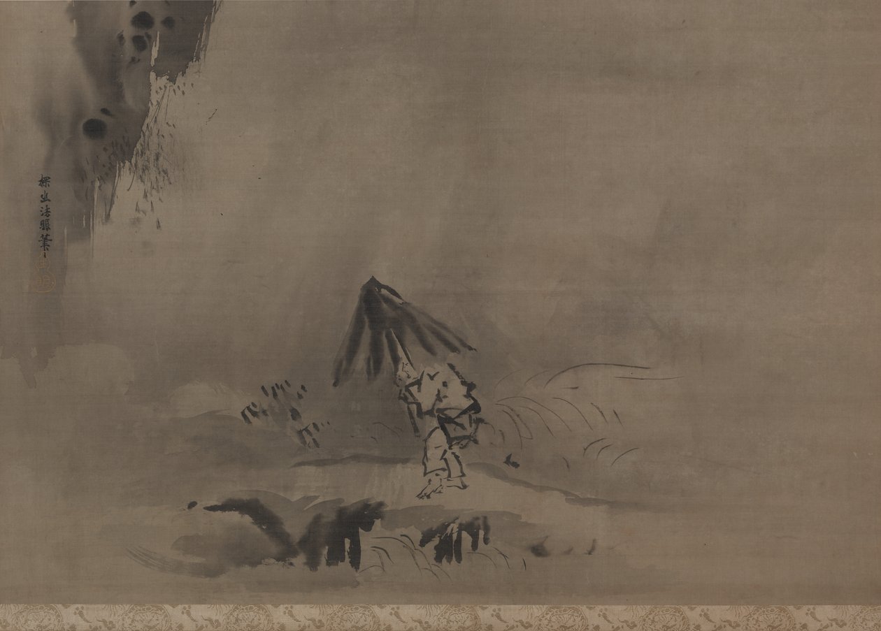 夕立 作： 狩野探幽