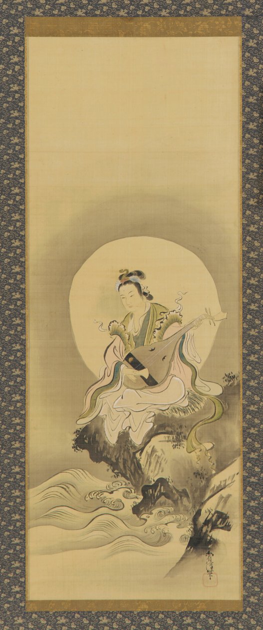岩上弁天坐像 江戸時代・17世紀中頃～18世紀初頭 作： 狩野要卜常信