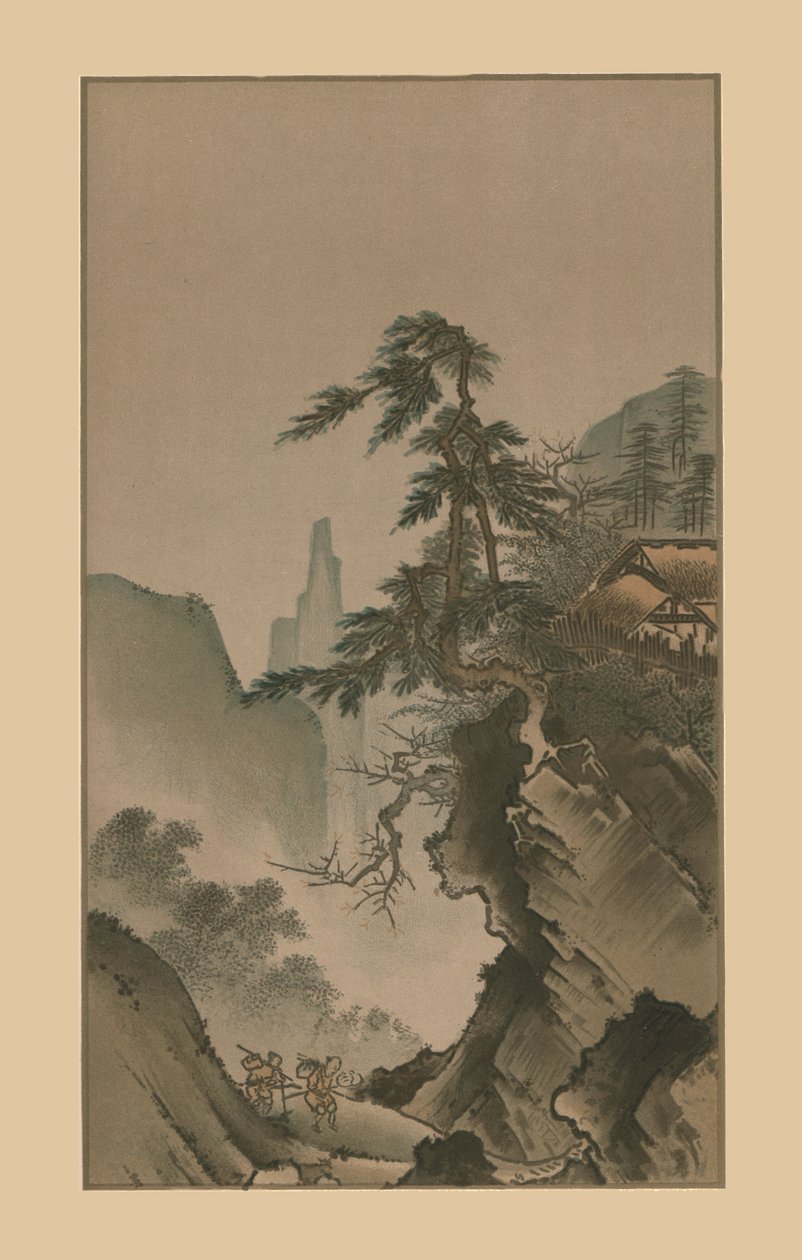 中国の風景、16世紀、1886 | 狩野正信