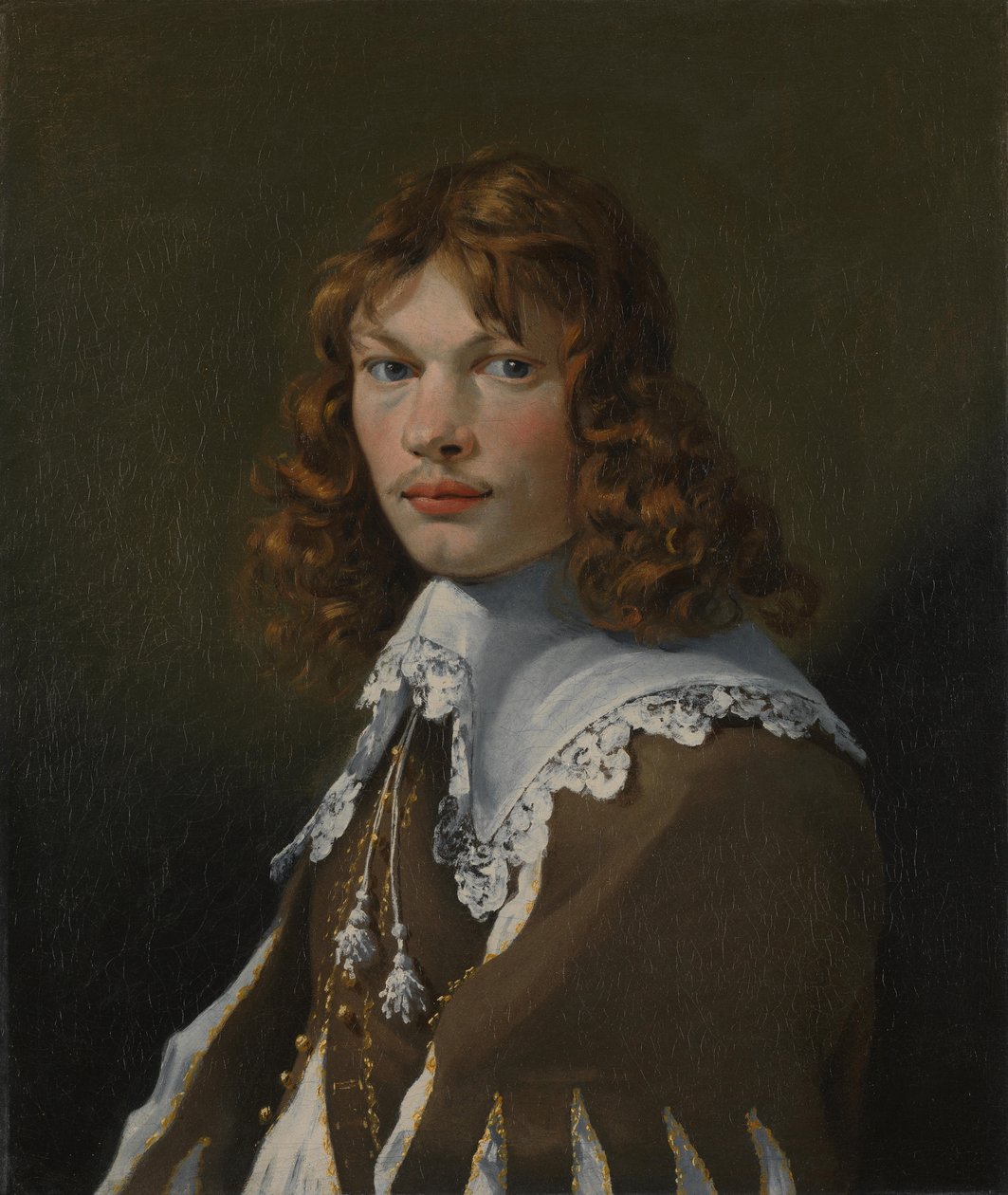 自画像、c。 1655 作： カレル・デュジャルダン