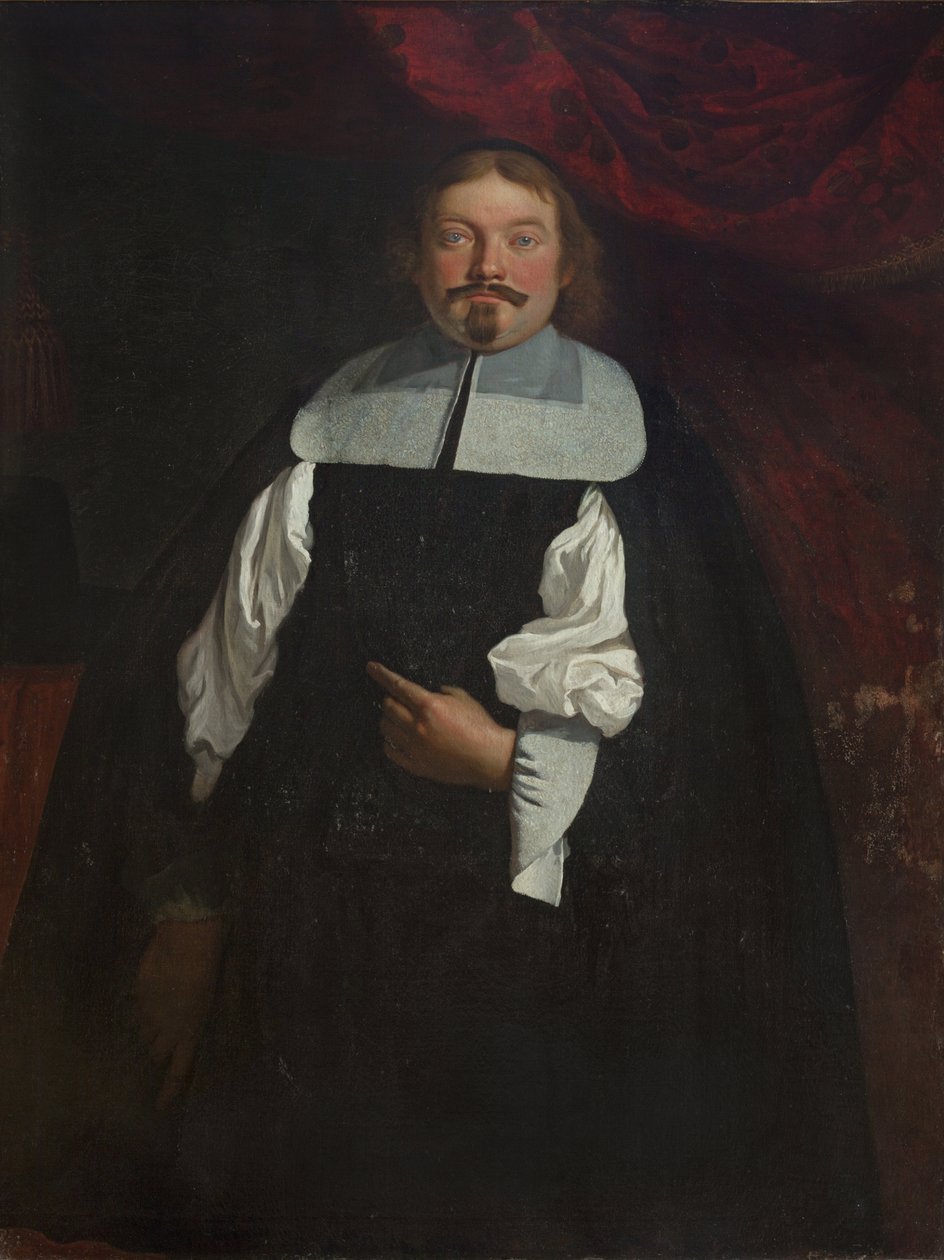 シュデニツェ伯爵ヒュンプレヒト・ヤン・ツェルニン（1628-1682）の肖像 - カレル・スクレタ（1610-1674）。油彩・キャンバス 作： カレル・シュクレタ