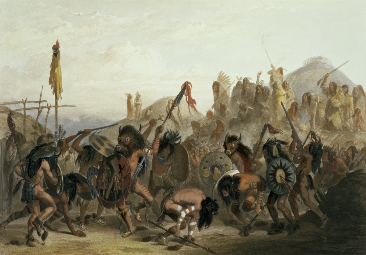 アレクサンドルマンソー、1844年（水色 作： カール・ボドマー