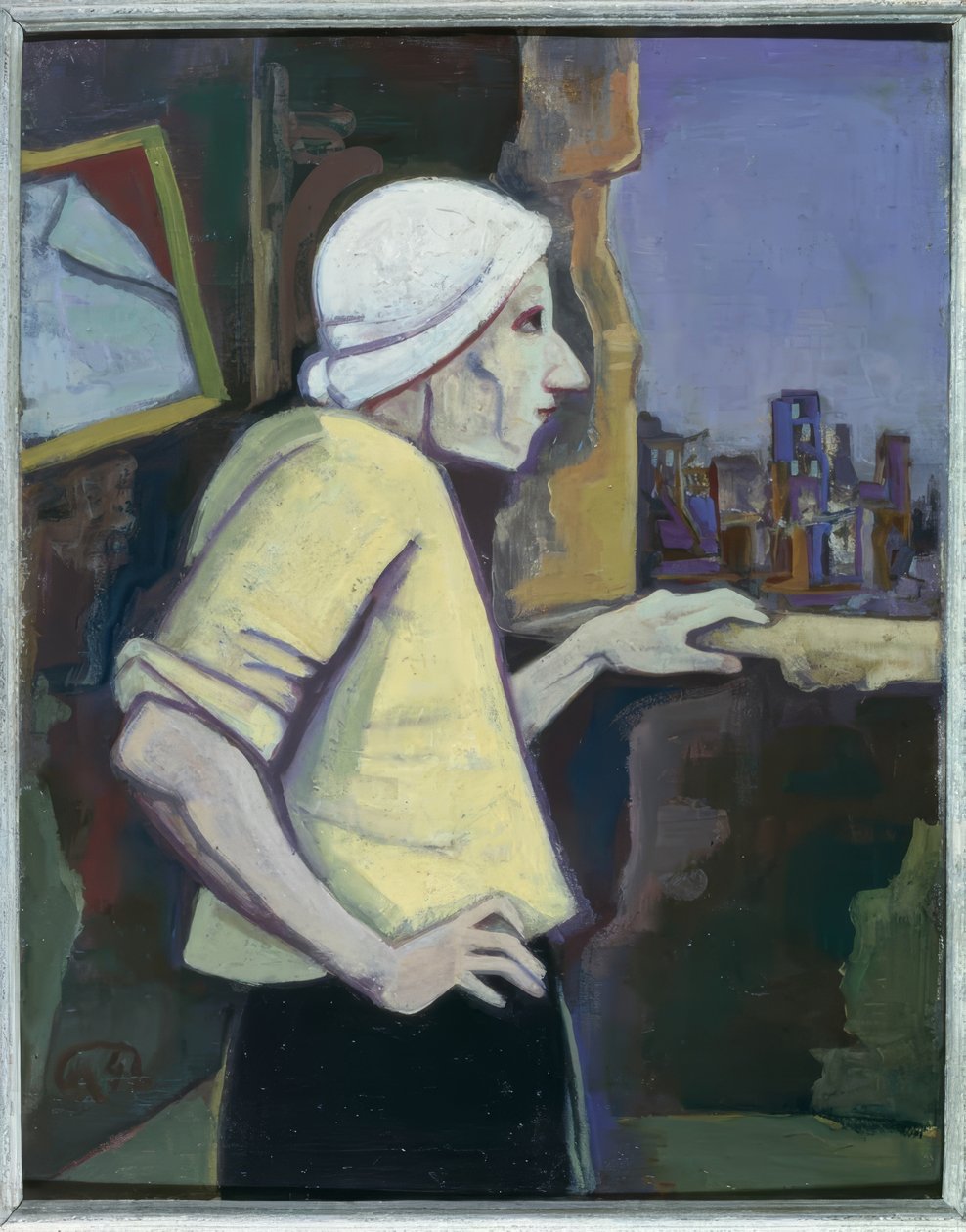 窓辺の女性 作： 