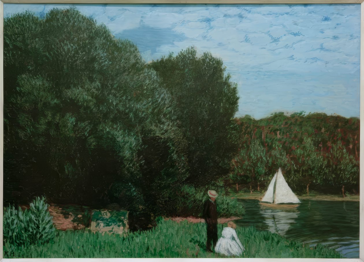 帆船のある風景 作： 