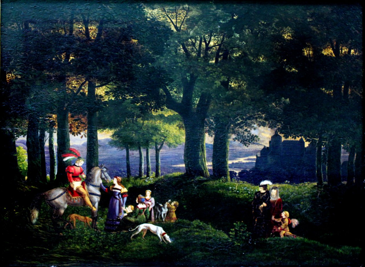 ドイツ語：Der verirrte Ritter 失われた騎士 作： Karl Philipp Fohr
