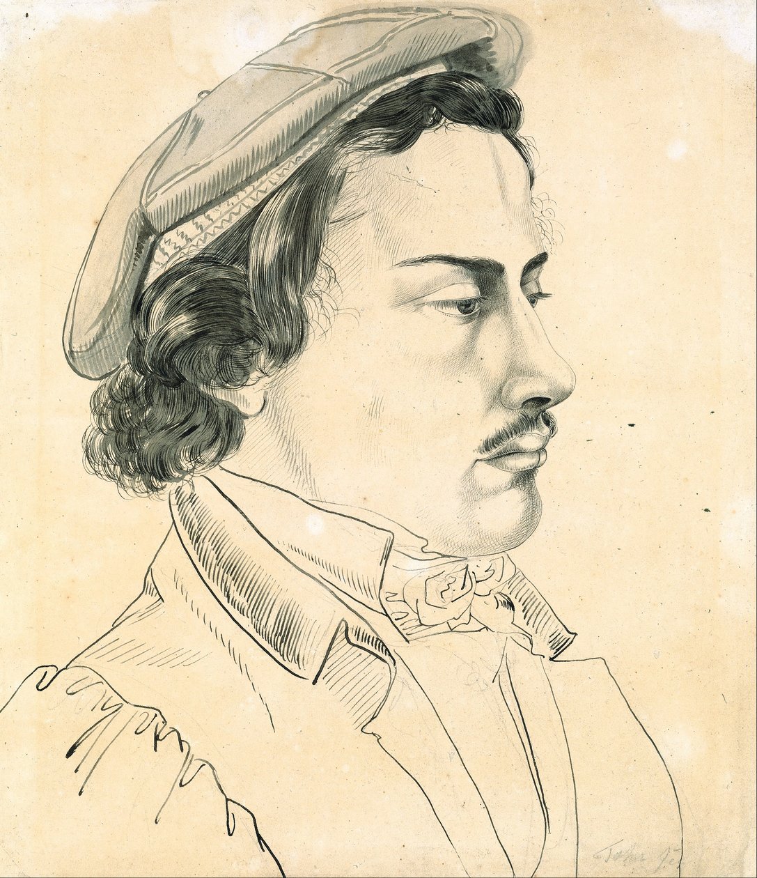 学生の肖像 作： Karl Philipp Fohr
