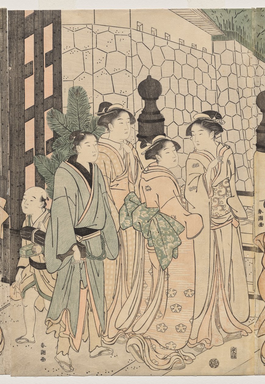常盤橋の千秋一万年 作： 勝川春長