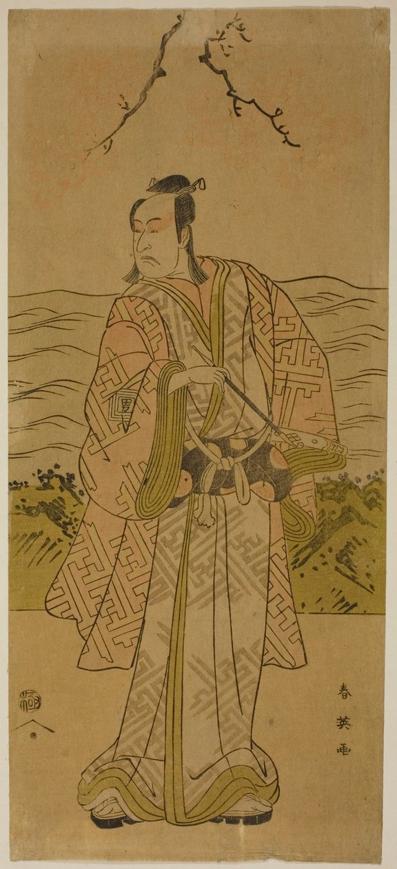 俳優・市川男女蔵 作： 勝川春栄