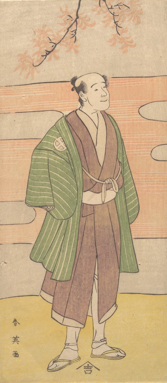 俳優大谷鬼次三代目、1762-1 作： 勝川春栄