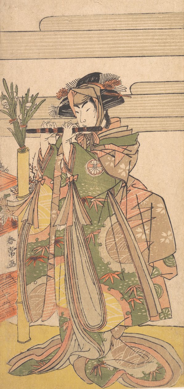 三代目瀬川菊之丞の女 1780年。 作： 勝川春常