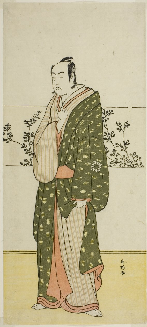 二代目市川門之助、松屋惣七役と思われる『千代のはじまり音戸の瀬戸』（？ 作： 勝川春香®