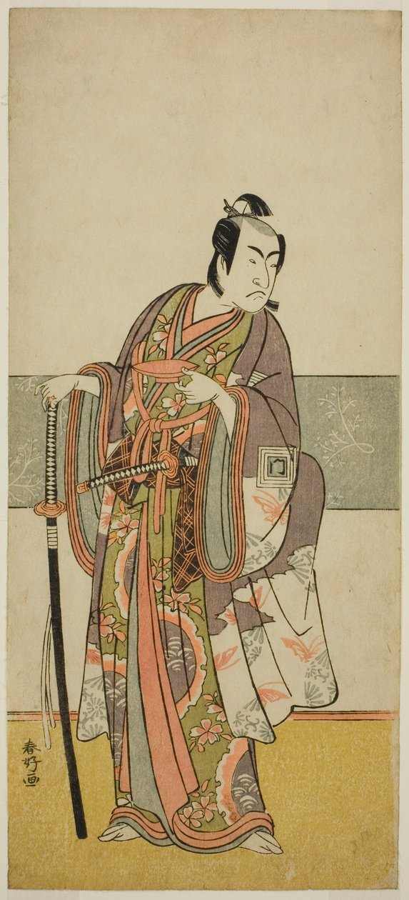 役柄不明の二代目市川門之助 作： 勝川春香®