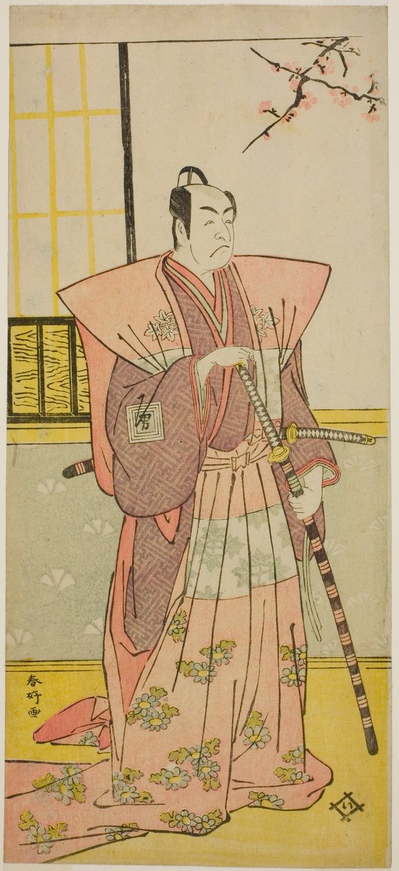 1790（寛政2）年正月、中村座で上演された『春の錦 伊達染曽我』（？ 作： 勝川春香®