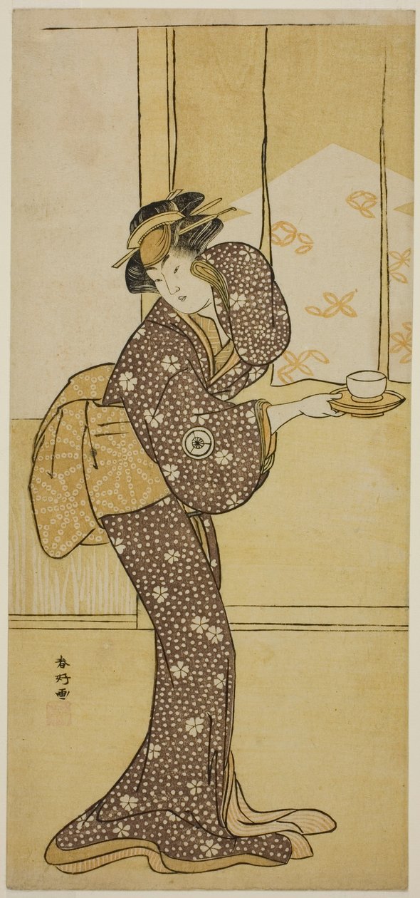 役者・岩井半四郎4世（役名不明 作： 勝川春香®