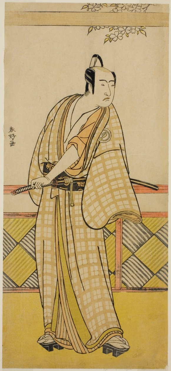 三代目沢村宗十郎の役名不明 作： 勝川春香®