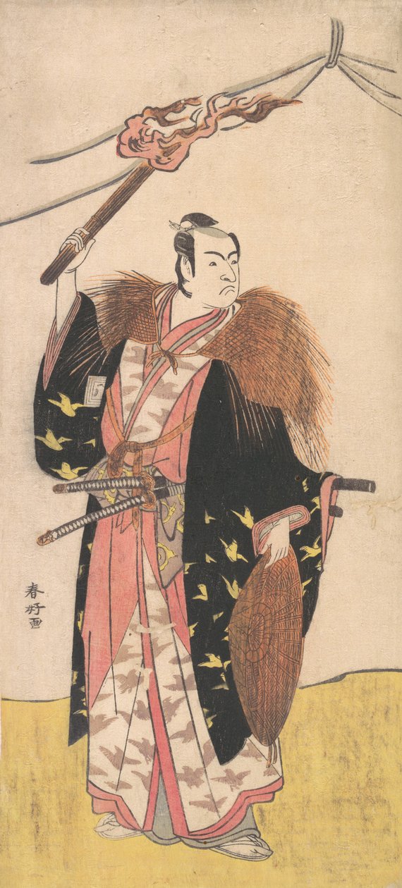 二代目市川物助が曽我廼家十郎助成として登場した頃1785. 作： 勝川俊子
