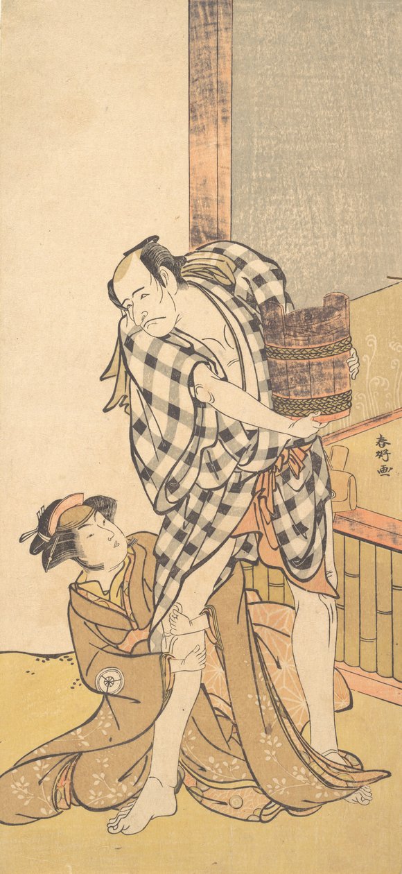 劇「義経と千本桜」の一場面 義経...天明4年（1784年）8月か9月。 作： 勝川俊子