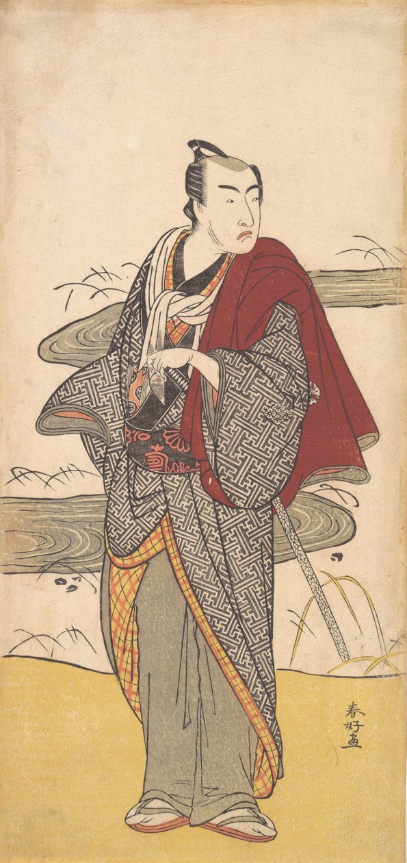 The Actor Matsumoto Koshiro 4th as a Man, ca. 1780. 作： 勝川俊子