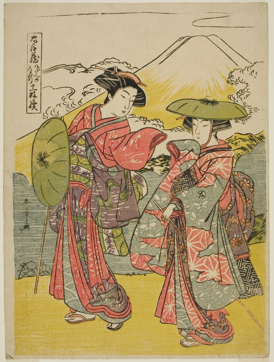 第八幕 忠臣蔵より 花嫁の旅路 作： 勝川春章