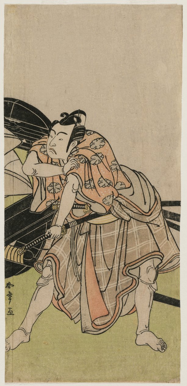 Ichikawa Yaozo II as Sakuramaru, 1776.  作： 勝川春章