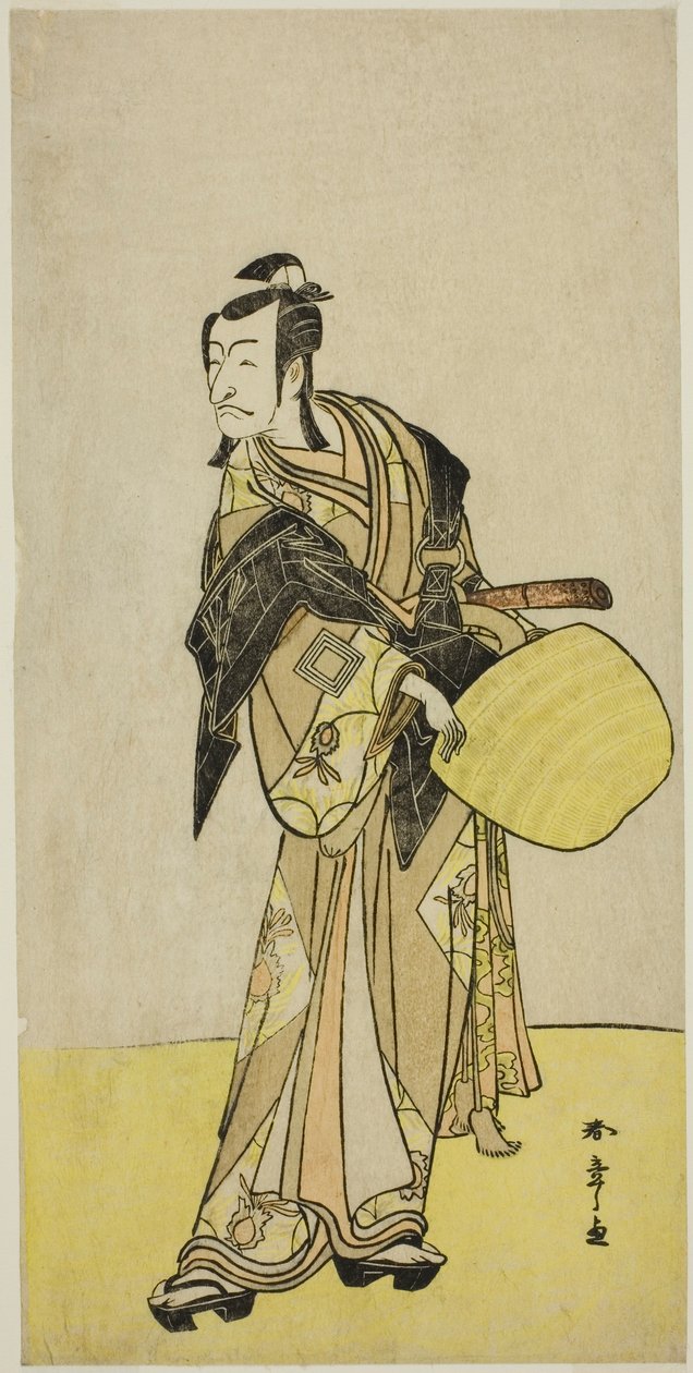 俳優 市川團十郎 五代目 加古川本蔵 『かなでほん中心名残の蔵』 1780年九月中村座 作： 勝川春章