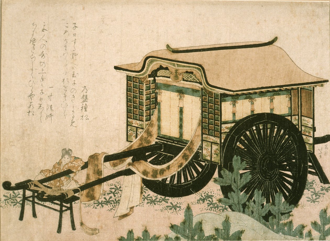 宮廷馬車 作： 北斎勝鹿