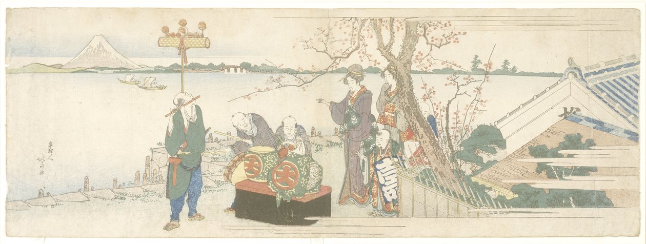 Daikagura Performers, 1801-1805 作： 北斎勝鹿