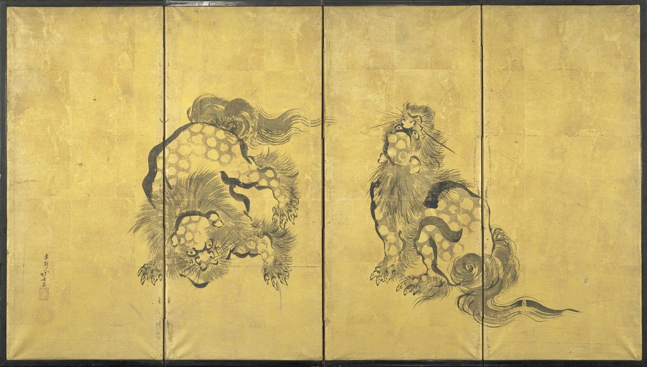 ライオンズ 作： 北斎勝鹿