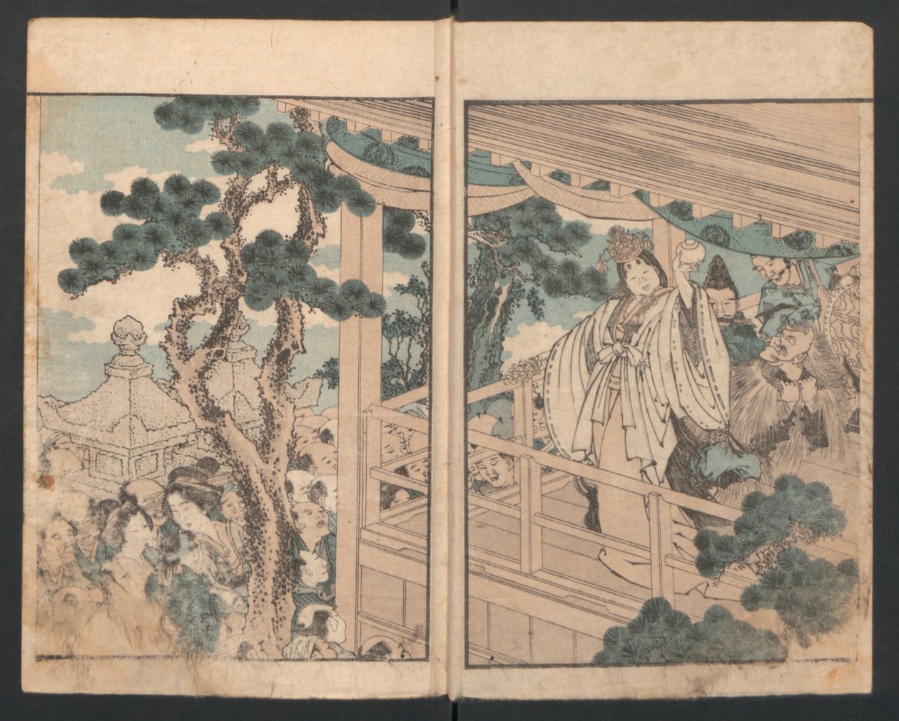 女性のための教訓、約。 1820年代、約 1820年代。 作： 北斎勝鹿