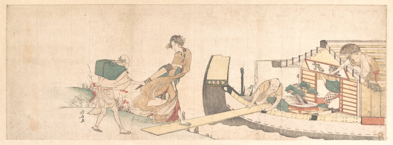 印刷 作： 北斎勝鹿
