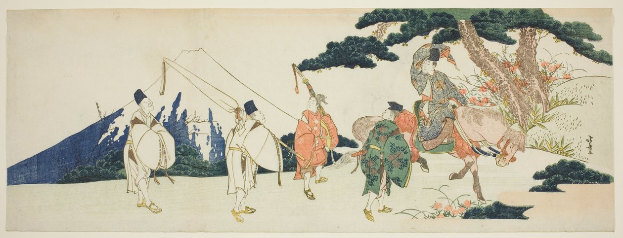 歌人・在原・業平の東遊記 作： 北斎勝鹿