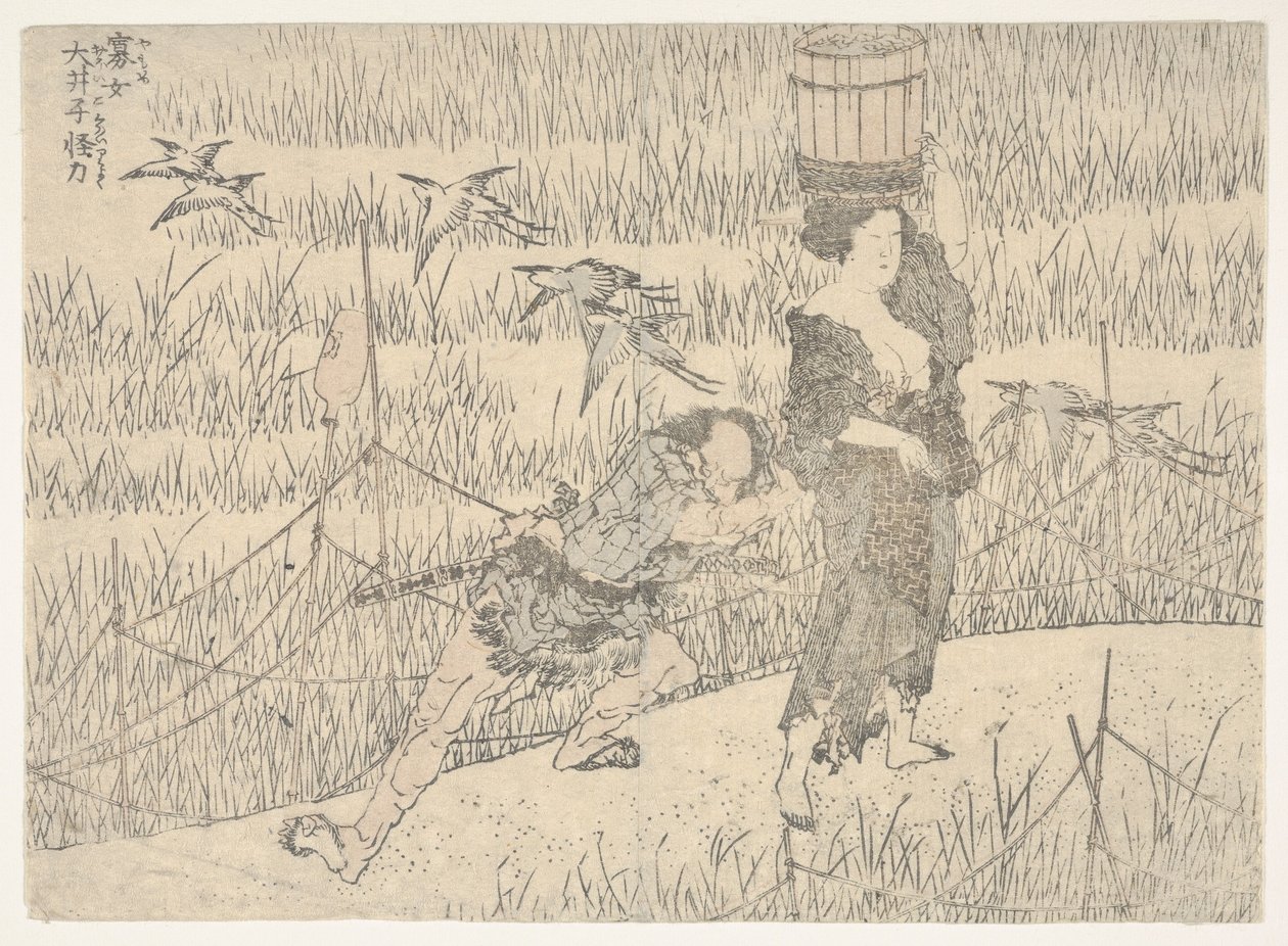 無題 作： 北斎勝鹿