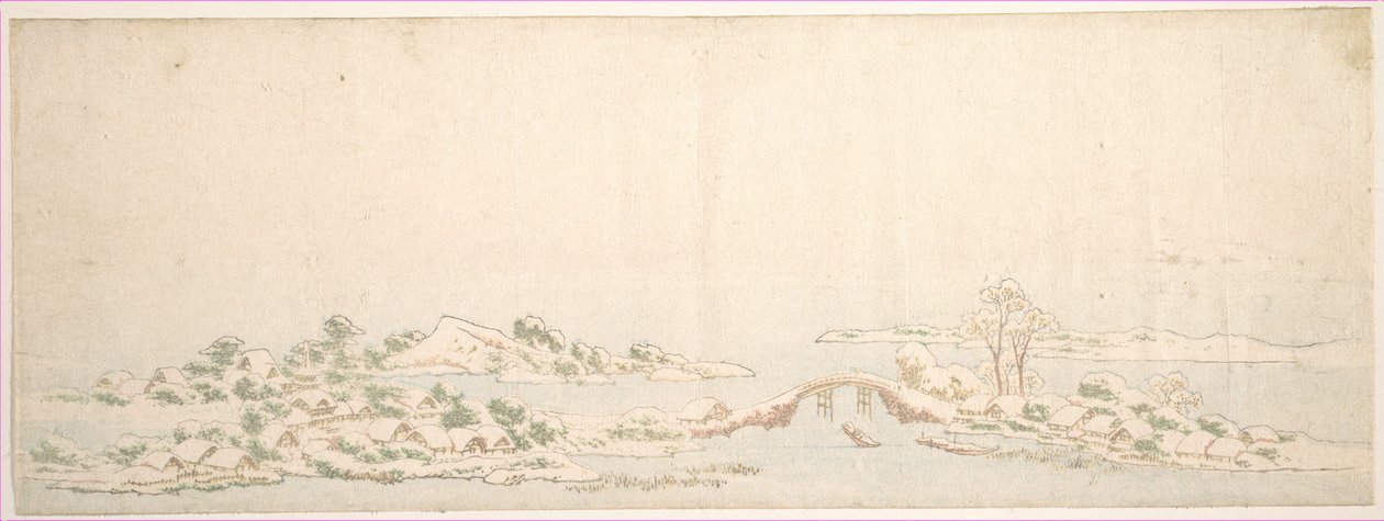 冬の風景 作： 北斎勝鹿