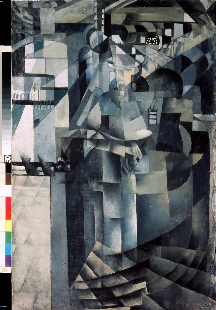 グランドホテルでの生活。 Kasimir Severinovich Malevich（Malevich、Malevich）（1878-1935）による絵画、キャンバスに油彩 作： カジミール・セヴェリノヴィチ・マレーヴィチ