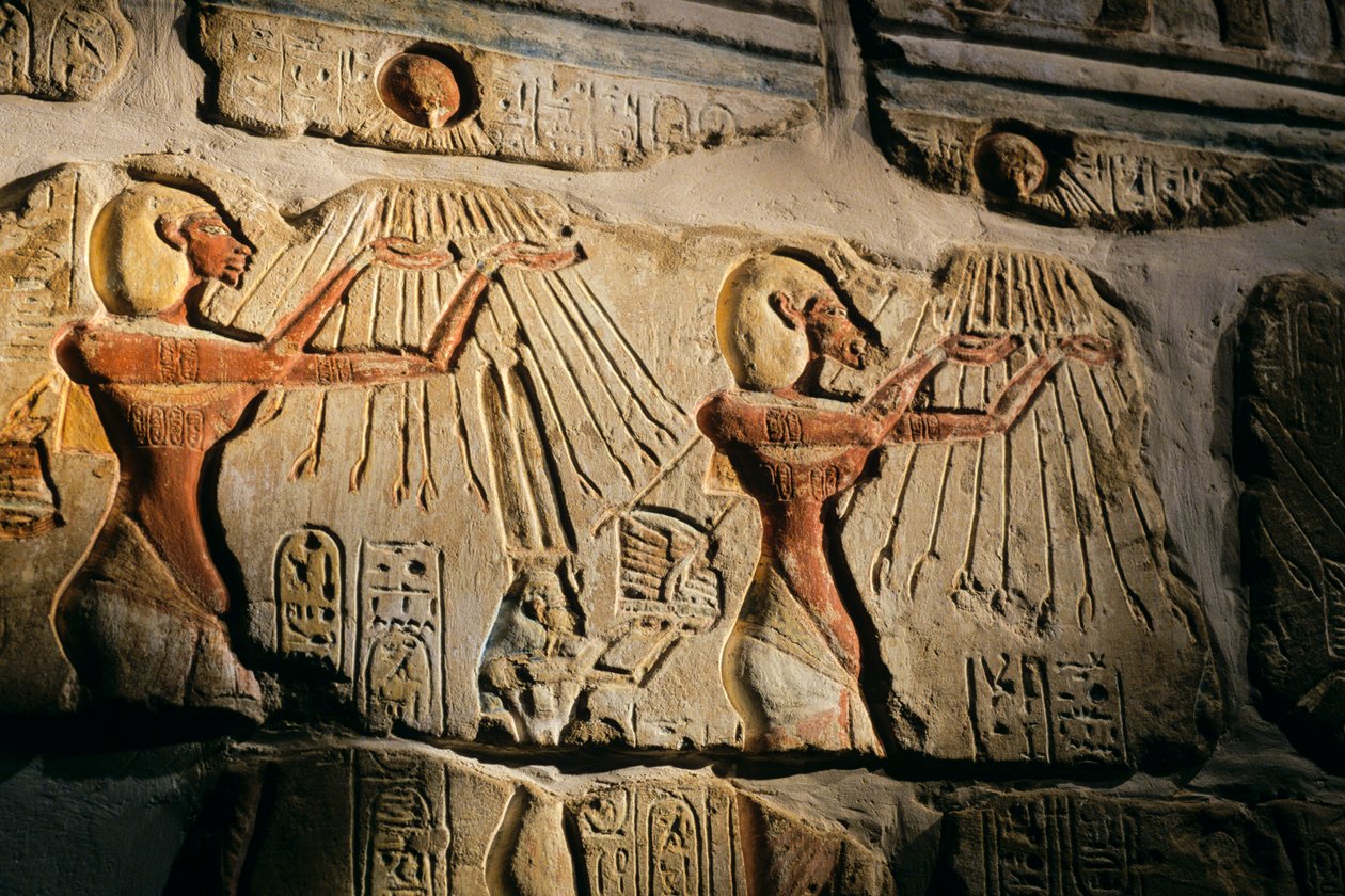 エジプト; アマルナ; mm6741; 考古学; 遺物; 第18王朝; アクエンアテン; アメンヘテプ4世,..., 2001年（写真） 作： ケネス・ギャレット