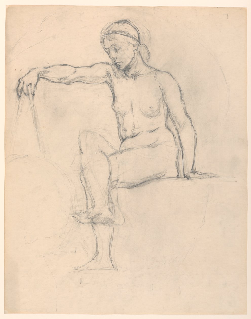 Study for "Astronomy"、"The Sciences"、米国議会図書館、ワシントン D.C. 作： ケニヨンコックス