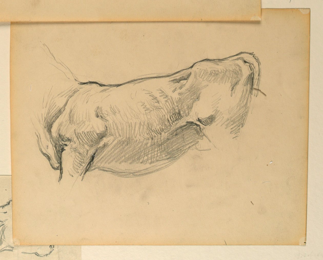 Study for "Herding", "The Progress of Civilization: Hunting, Herding, Agriculture", State Capitol, Des Moines, IA 作： ケニヨンコックス