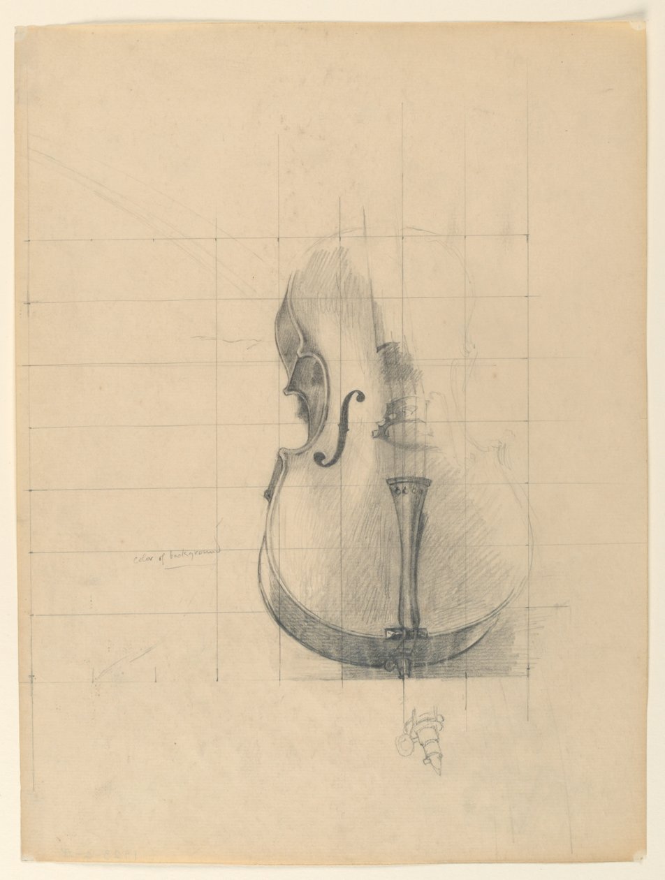 Study for "Music"、"The Arts"、米国議会図書館、ワシントン D.C. 作： ケニヨンコックス