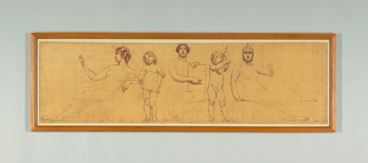 The Statute Law, Study for Right Panel of "The Reign of Law", Frieze for Appellate Court, New York 作： ケニヨンコックス
